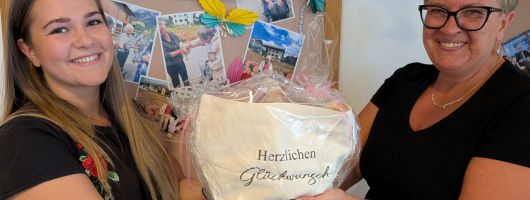 Ein besonderer Grund zur Freude in der Tagesbetreuung Absam: Unsere Mitarbeiterin Katarina Karamatic hat ihre Ausbildung zur Diplom-Sozialbetreuerin an der SOB Tirol, der Schule für Sozialbetreuungsberufe in Innsbruck, erfolgreich abgeschlossen.